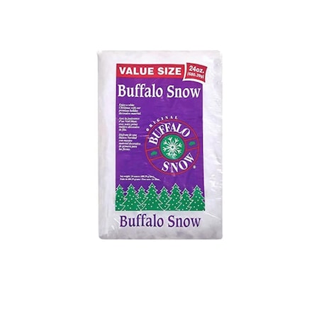 Buffalo Buffalo Snow Fluff Table Decor Polyester 1 pk BR0074